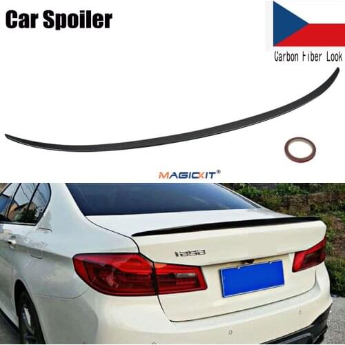 MagicKit M5 Trunk Lip Rear Spoiler Wing For 10-16 BMW F10 5 Series 535i 528i Carbon Look