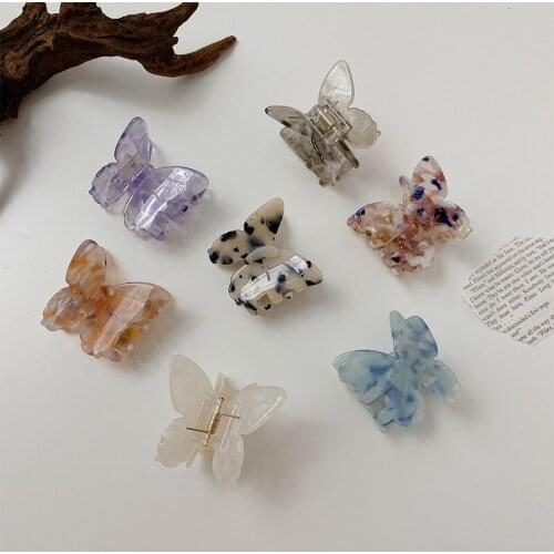 Ruoshui 5.5cm Woman Acetate Hair Clips Korean Style Hairpins Hair Claw Crab Lady Hair Accessories Headwear Ornaments Barrettes