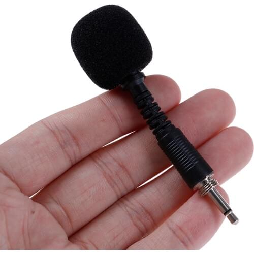1 PC 10cm Mini 3.5mm Mobile phone Interface Flexible Microphone Stereo For iPhone Android