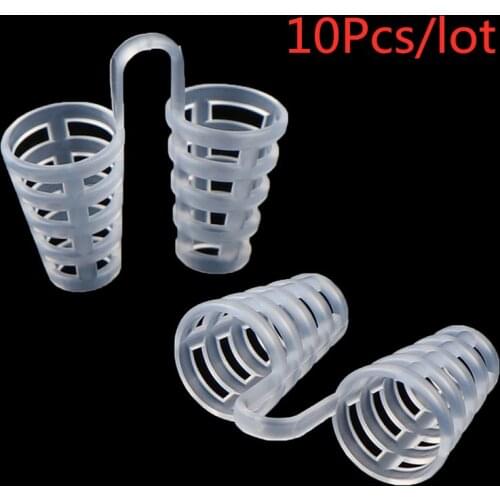 10Pcs/lot Anti Snoring Breathe Easy Sleep Nose Clip Snore Stopper Aid Nasal Dilators Device Congestion Aid