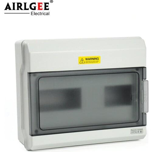 12 Way IP66 Waterproof Electrical Distribution Enclosure Outdoor Panel Box 1512