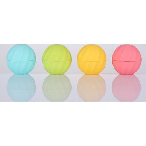 160 X New Ball shape empty lip balm container cosmetics 7g lip gloss holder/cream jars DIY Eye Gloss Cream Sample Case Wholesale