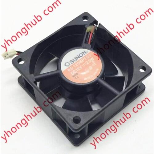 SUNON KD1206PTS1 DC 12V 2.3W 60x60x25mm Server Cooling Fan
