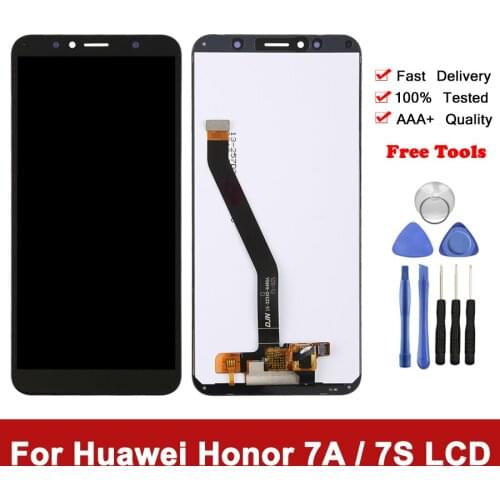 5.45" Display For Huawei Honor 7A LCD Display DUA-L22 L02 LX2 Touch Screen LCD Repair Kit For Honor 7S 7A Display With Frame