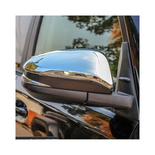 ABS Chrome Rearview Side Mirror Cover Trim 2pcs For Toyota 4Runner 2014 - 2019