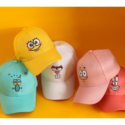 Childrens Baseball Cap Cute Cartoon Baby Embroidered Boys Girls Visors Hat Korean Lovely Kids Toddler Snapback Hats Sun Visors