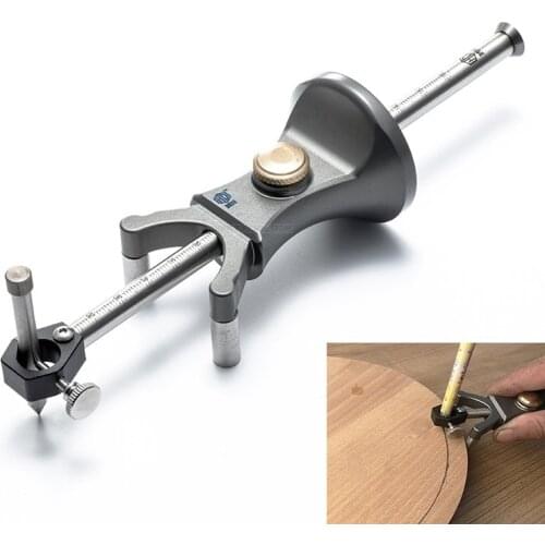 Woodworking tools Woodworking straight line arc dual-purpose scribe parallel drawing line multi-function marking tool