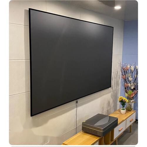 SCREEN PRO 92 Inch T prism fixed frame UST ALR CLR ambient light rejecting projection screen for VAVA 4K Laser projector
