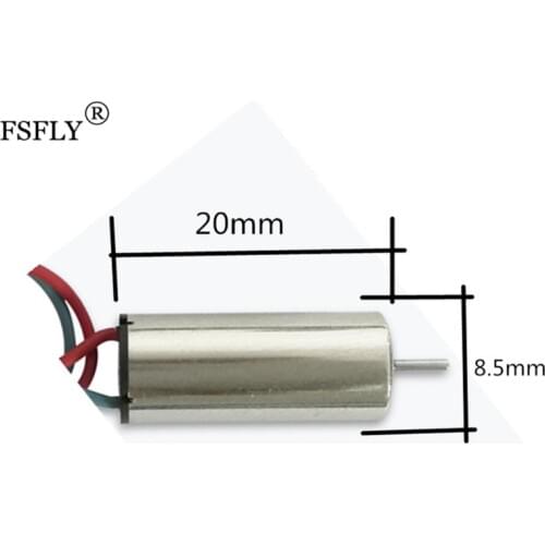 FPV RC Drone Motor 7.4V 8520 2S Coreless Motor CW CCW for DIY QAV 100mm 120mm QX100 QX80 QX95 QX110 F182 F183 JJRC H8C Frame