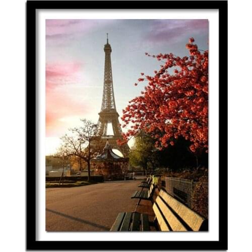 H122 diamond painting london,rhinestone painting,Eiffle Tower,full diamond embroidery paris