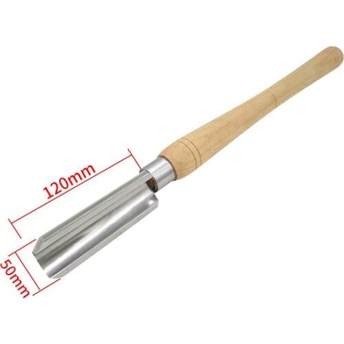 Wood Turning Tool High Speed Steel Woodworking Lathe Knife Large Paring Knife DIY Rough Chisel Woodworking Lathe Tool