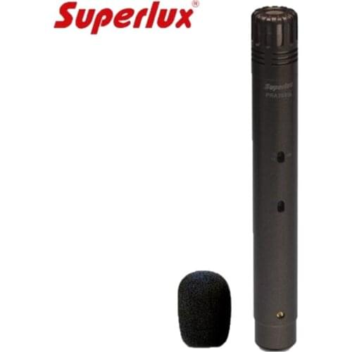 Superlux PRO268B condenser musical instrument microphone for drum set overhead and Mid-High Frequency Instruments recording
