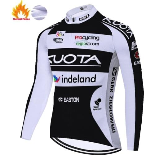 KUOTA jersey ciclismo hombre Winter Thermal Fleece Bike Clothing Bicycle long sleeve cycling jersey men camiseta ciclismo hombre
