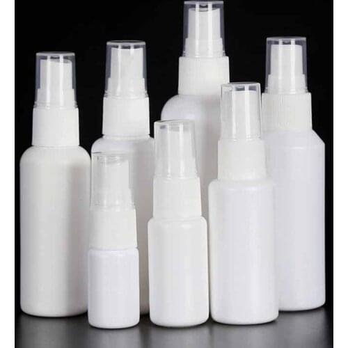 20Pcs Travel Plastic Spray Bottle Empty Cosmetic Perfume Alcohol Liquids Atomizer 10/20/30/50/60/100/200ml Clear Perfume Bottle