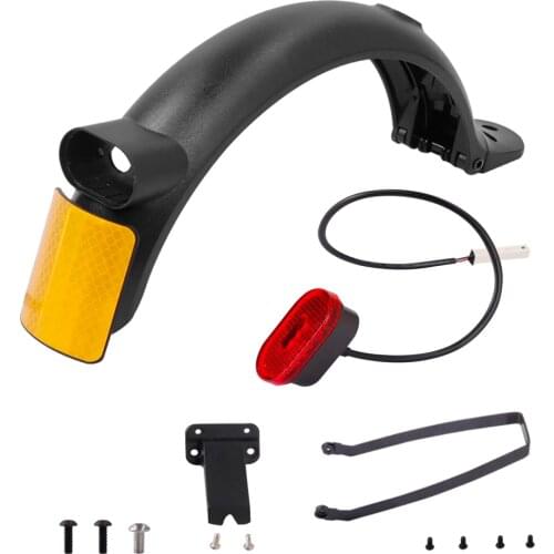 Upgraded Rear Mudguard M365 Electric Scooter Fender For Xiaomi Pro2 Scooter New Version Rear Mudguard Tail Light Accessories