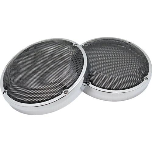 Motorcycle 6.5inch Saddlebag Lid Speaker Grill Lower Vented Fairing for Touring Road King Electra Street Glide1983-Up