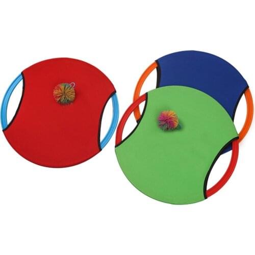 2Pcs Elastic Ring Hand Throw Catch Ball Adult Kids Children Funny Play Toss Games Outdoor Sport Interactive Toys