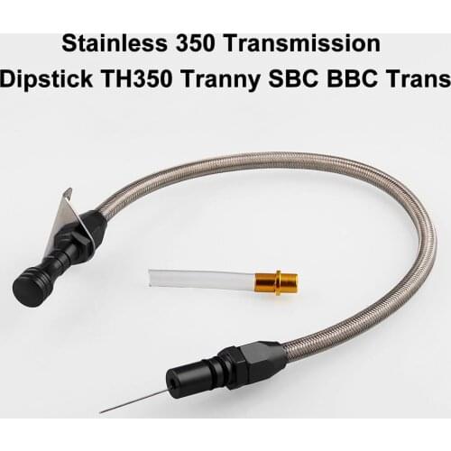 Stainless Steel Auto Engine Oil Dipstick Auto Car Transmission Fluid Level Measure Engine Oil Dipstick for Chevrolet