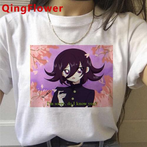 Ouma Kokichi Danganronpa Mikan Tsumiki Danganronpa V3 tshirt top tees women 2021 japanese print t shirt ulzzang