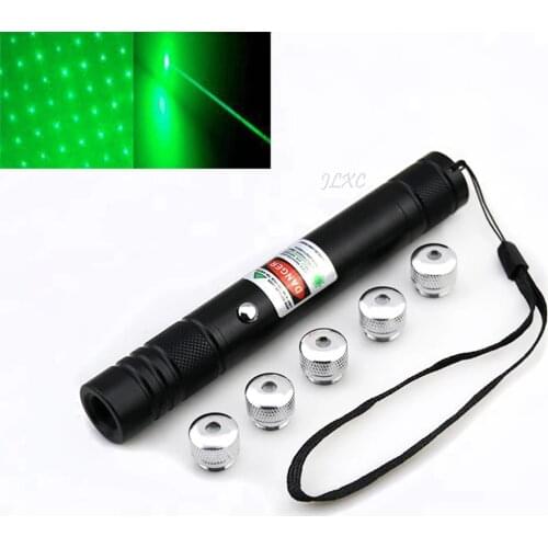 Portable high-power USB green laser battery embedded in red laser view 1000m 5MW adjustable laser focus combination