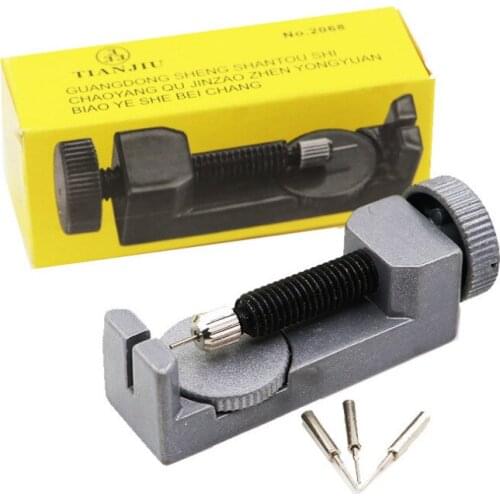 Professional Watch Band & Bracelet Link Remover Adjustable with Metal 3 Pins Watch Repair Tools for Watchmaker 2019 New