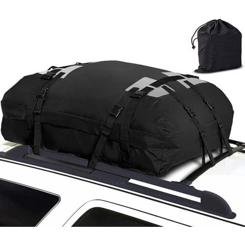 3-6 People Luggage Car Cargo Roof Bag Truck Camping Equipment Multi-Pocket Waterproof Anti-Fall Storage Bag Travel Accessories