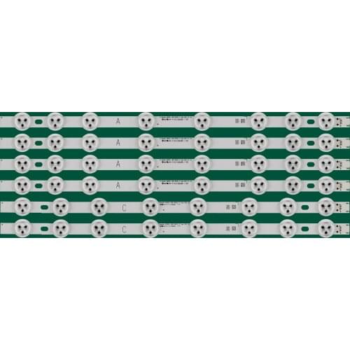 6pcs/set LED backlight strip 8 Lamp for LG Innotek 42FHD-L NDV A+C Hitachi 42HXT12U 42HXT42U 42HXT42UH VES420UNDL-N01 42PFL3008