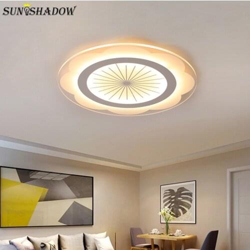 Lustre Led Ceiling Light New Modern Round Ceiling Lamp Home For Living Room Bedroom Dining Room Indoor Light Fixture 110v 220v