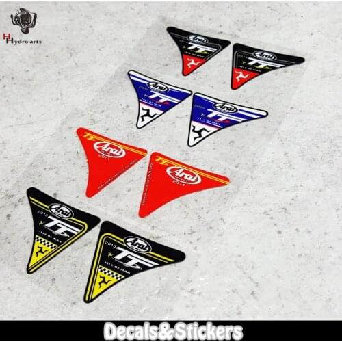 NO.L087 ISLE OF MAN 3M Reflective Stickers MOTO GP Helmet Glass Sticker Waterproof Decals Racing Motorcycle