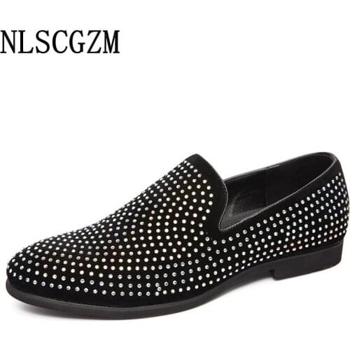 Business Suit Loafers Mens Dress Shoes Wedding Dress Formal Shoes Men Office 2021 Italian Oxford Shoes for Men Coiffeur Zapatos