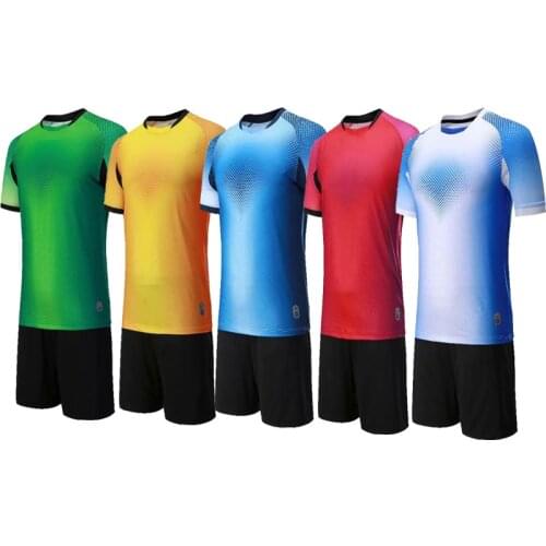 2021 New Men and Kids Soccer Jersey Sets Boys Custom Name Number Green Blue Yellow Uniforms Trainning Suit Camisetas Futbol