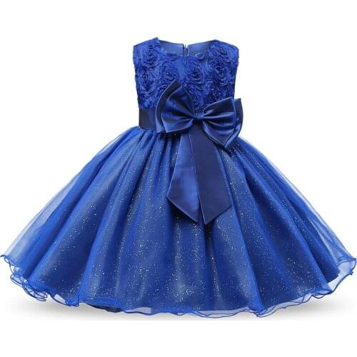 Teenage Girls Party Dresses Brand Baby Girl Clothes Kids Toddler 1st 13rd Birthday Outfit Children Graduation Gowns Baptism Wear