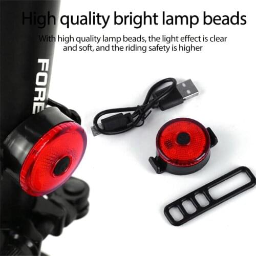 Bike Rear Lights 3 Modes LED Bicycle Tail Light Helmet Backpack Lights Usb Chargeable Waterproof Safety Warning Cycling Light