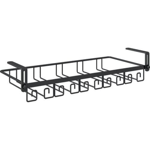 Wine Glasses Hanger Upside Down Goblets Display Rack Single Row Home Bar Wine Stand Wine Cabinet Upside Down Cup Holder