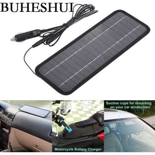 BUHESHUI 18V 4.5W Portable Solar Panel Charger For 12V Car Boat Motor Battery Charger Solar Panel Charger Free Shipping