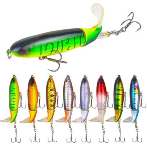 1pcs Whopper Plopper Fishing Lure Isca Artificial Popper Lures Leurre Peche Wobbler Peche Bait Top Water