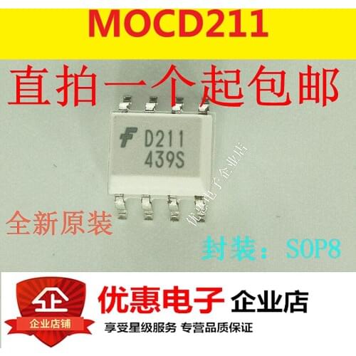 10PCS New original MOCD211R2M silk D211 SOP-8 patch