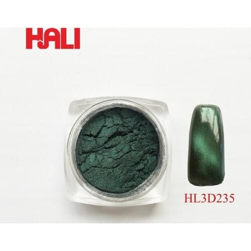 3D magnetic pigment,three-dimensional pigment,3D magic powder,1lot=10g,item:HL3D235,color:dark green,free