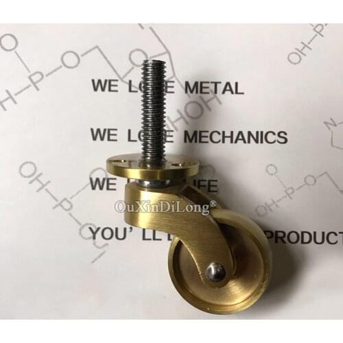 Brand New 4PCS Brass Universal Heavy Furniture Casters Table Chair Sofa Bar Piano Wheels Smoothly Rollers Runners