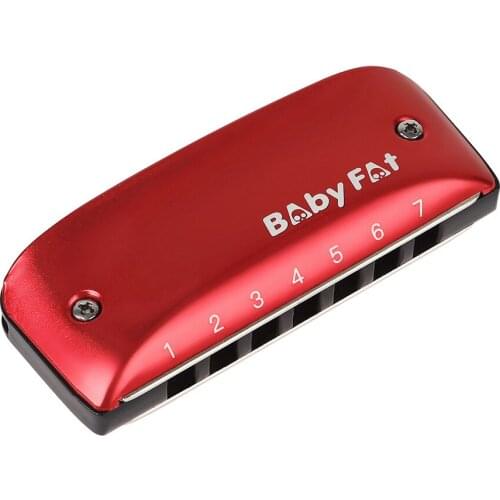 7 Hole Blues Harmonicas A B C D F G Key Rock Folk Music Musical Instrument Magnesium Aluminum Alloy Jazz Rock Musical Instryment