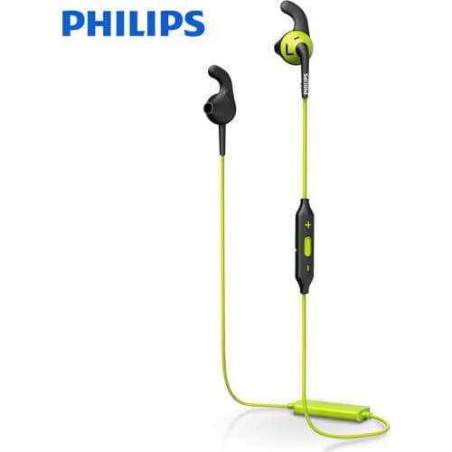 Philips SHQ6500 Neckband Bluetooth Wireless Earphone Bass Waterproof Headset With Microphone For Samsung Iphone