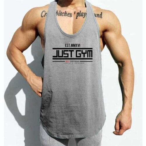 Brand Workout Mesh Tank Top Men Muscle Singlets Fashion Sports Man Sleeveless Running Fitness Gym Clothing Bodybuilding Vest