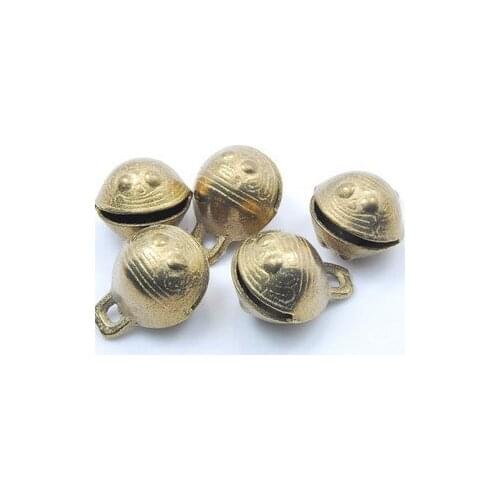 DIY Loose Beads NBB343 Nepal brass bells 8#,Dia.30mm,20pcs lot,Tiger eye windbells,best offer