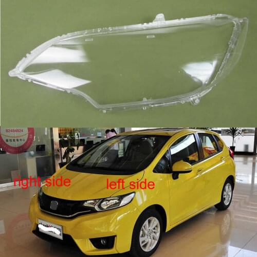 For Honda Fit GK5 Hatchback 2014 2015 2016 2017 2018 Headlight Cover Headlamp Cover Glass Transparent Lampshade Shell Mask Lens