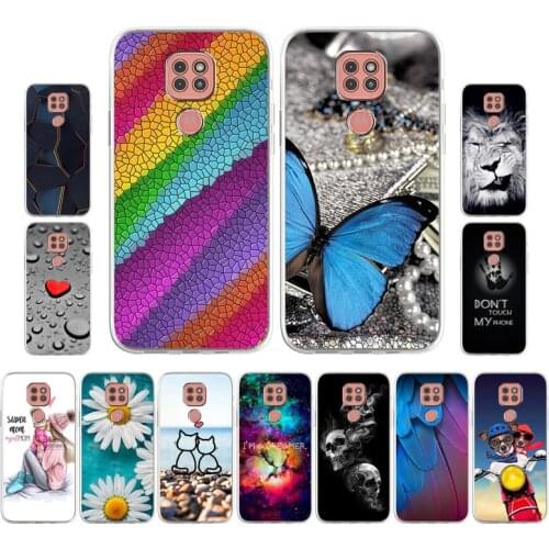 For Moto G9 Play Case Silicone Soft TPU Phone Cover for Motorola Moto G9 Play Case Bumper for Motorola G9 Play G 9 G9Play Capa