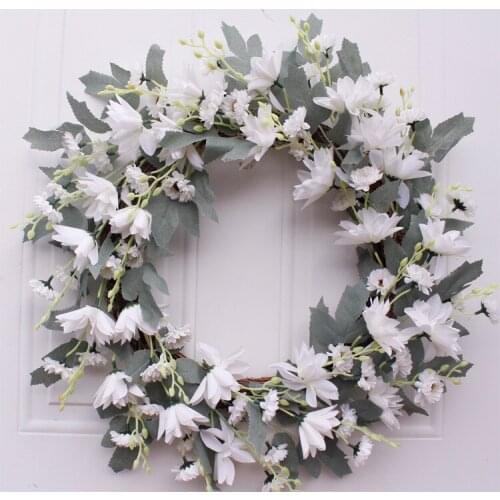 Dahlia Garland Door Decoration Ornaments Imitation Plant Door Decoration, Decorative Door Decoration