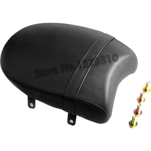 Motorcycle Black Rear Passenger Seat Pillion Pad Cushion For Victory boardwalk judge vegas highball gunner High Ball