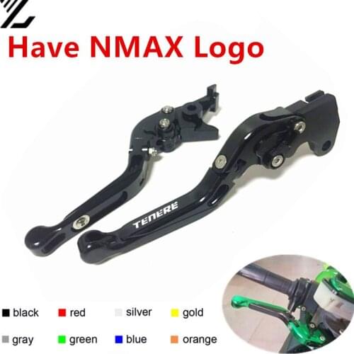 NMAX LOGO FOR YAMAHA nmax155 nmax 150 nmax 125 2016 2017 2018 Motorbike Adjustable Folding Extendable Moto Clutch Brake Levers