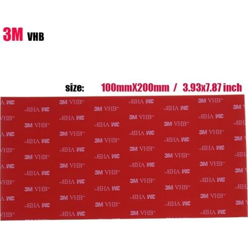 Office Stationery Double-Sided 3M VHB Large 100x200 Mm Gray Double-Sided Adhesive Installation Acrylic Foam Car Jewelry Tape