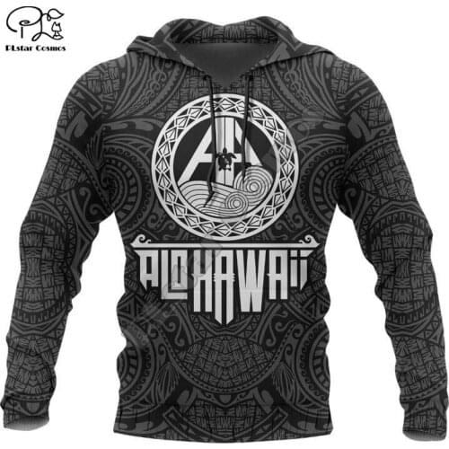 PLstar Cosmos 3DPrint Kanaka Polynesian Hawaii Samoa Warrior Tribe Harajuku Streetwear Funny Zip Hoodies/Sweatshirt/Jacket/a42